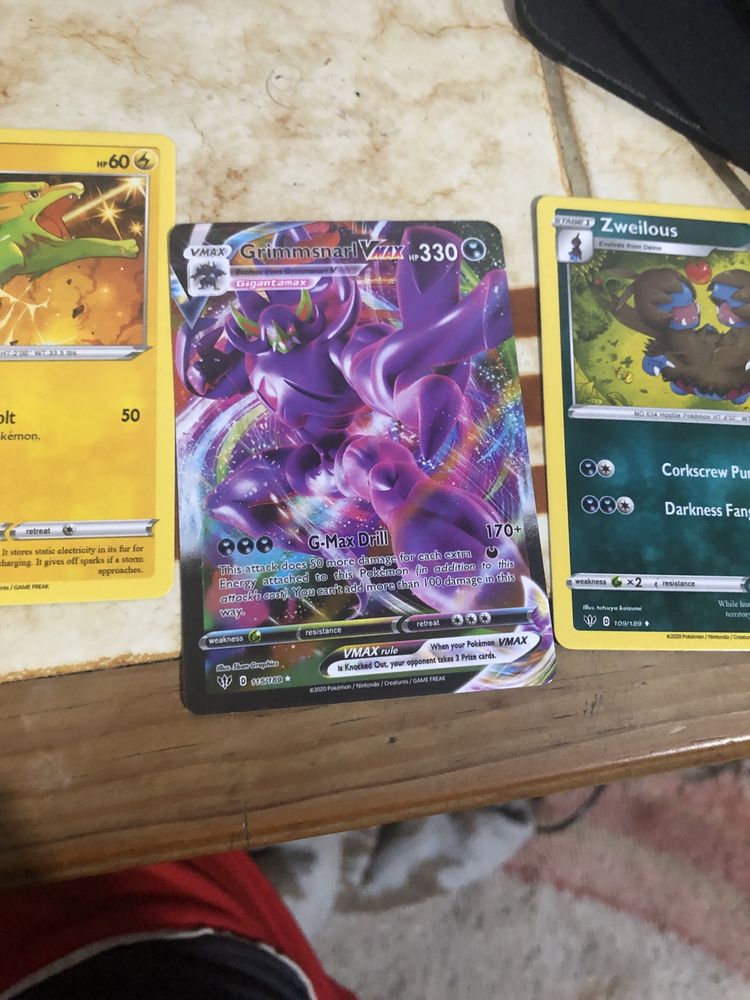 Cartas pokemon, em bom estado de uso