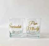 Szklanki do whiskey Pan Młody, Świadek