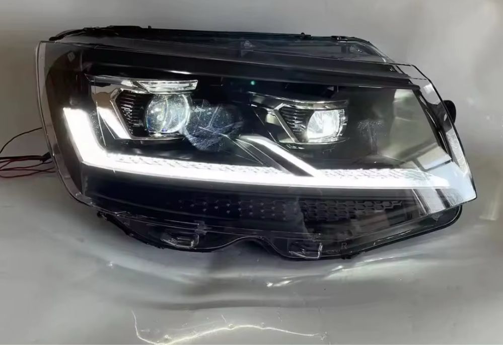 LED оптика на VW T6 замість звичайних фар фары T6 Transporter