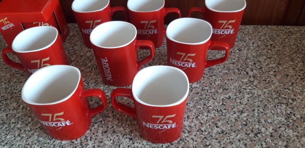 Conjunto de 9 Chávenas Nescafé Comemorativas