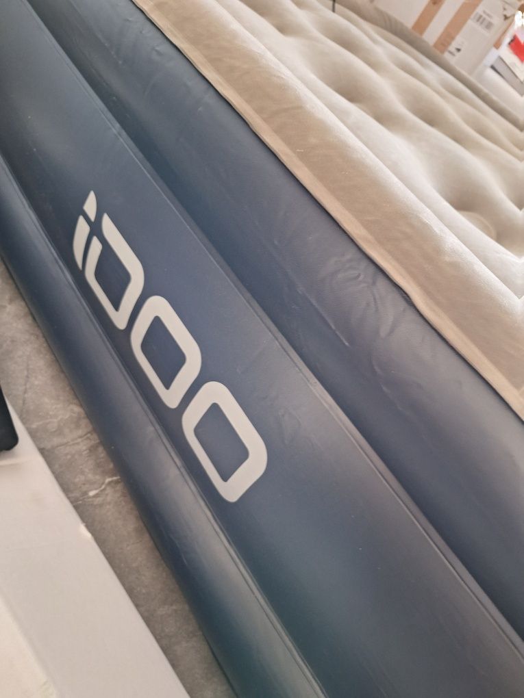 Nowe iDOO Podwójne łóżko dmuchane nadmuchiwany materac z pompka