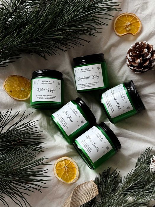 Різдвяна аромасвічка на подарунок