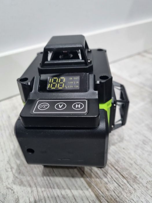 MaxLight Poziomica laserowa 360 laser krzyżowy samopoziomujący zielony