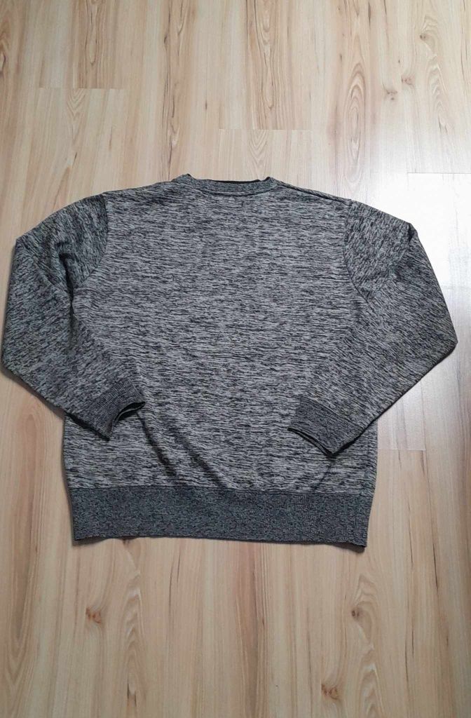 Sweter męski szary
