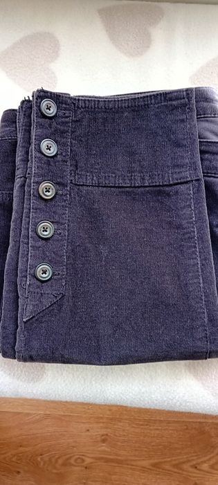 Tregginsy spodnie damskie Sandwich, sztruksowe, brązowe, rozm. 40