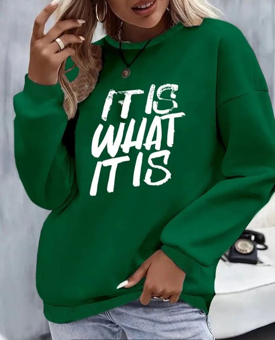 Світшот Тонкий худі, лонгслив з принтом літер, кежуал, р. M/L.  НОВИ