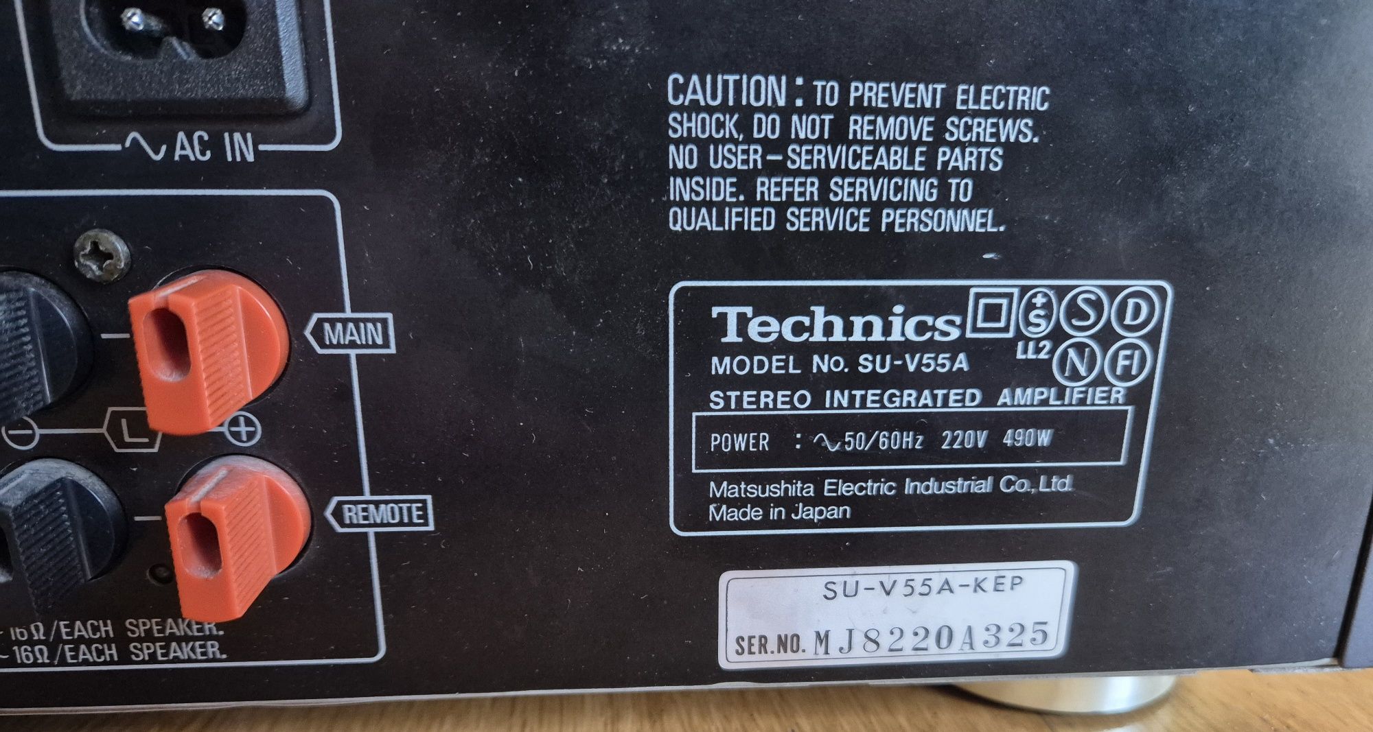 Technics SU-V55A wzmacniacz class AA