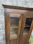 Witryna kolonialna, biblioteka,witryna drewniana, vintage, lite drewno