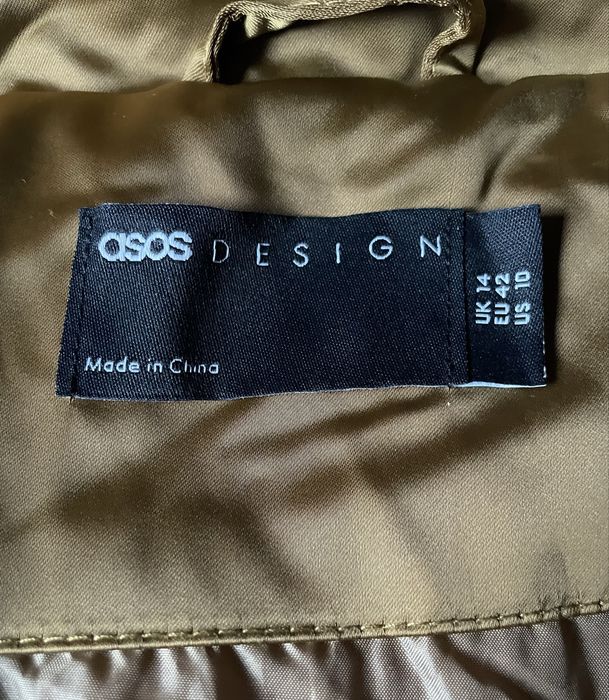 Жіночий пуховик фірми ASOS та жіноча Шапка з натурального хутра