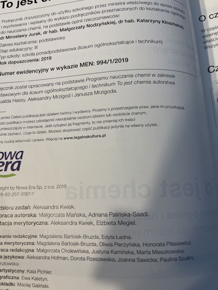 To jest chemia 1.Zakres podstawowy.