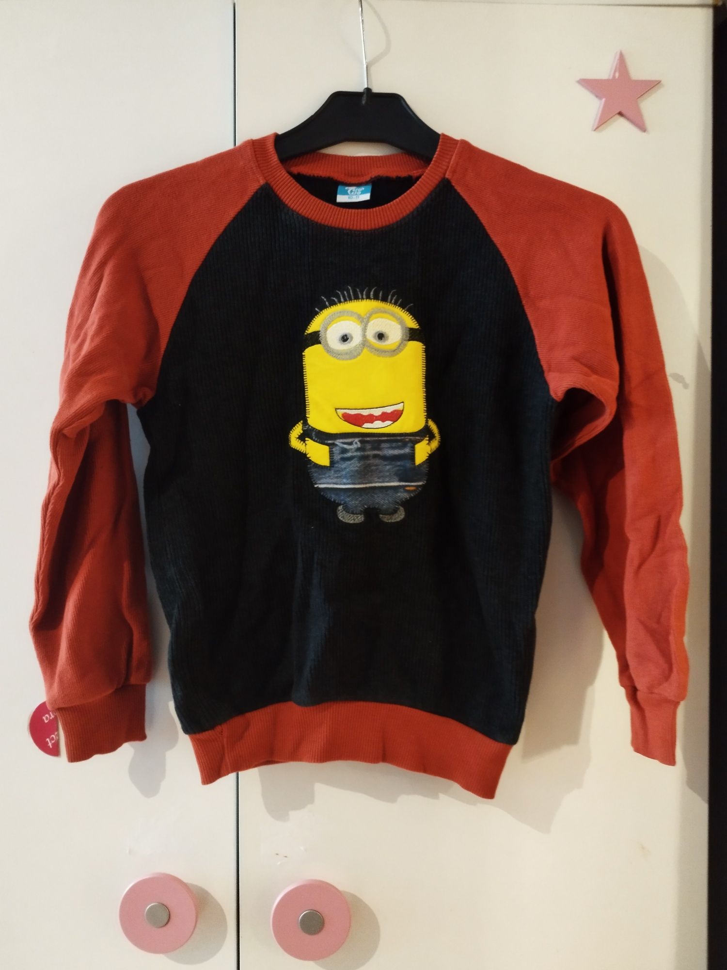 Sweter bluza Minionek Minionki 7-8l 122-128cm