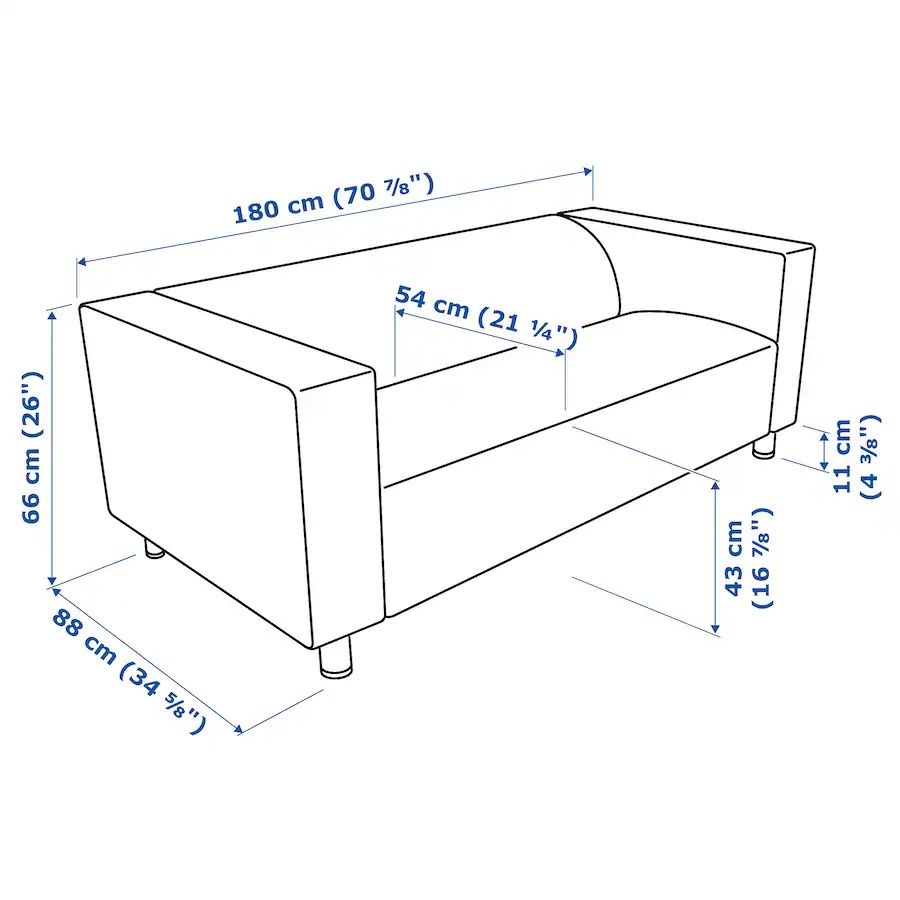 Sofá Klippan IKEA