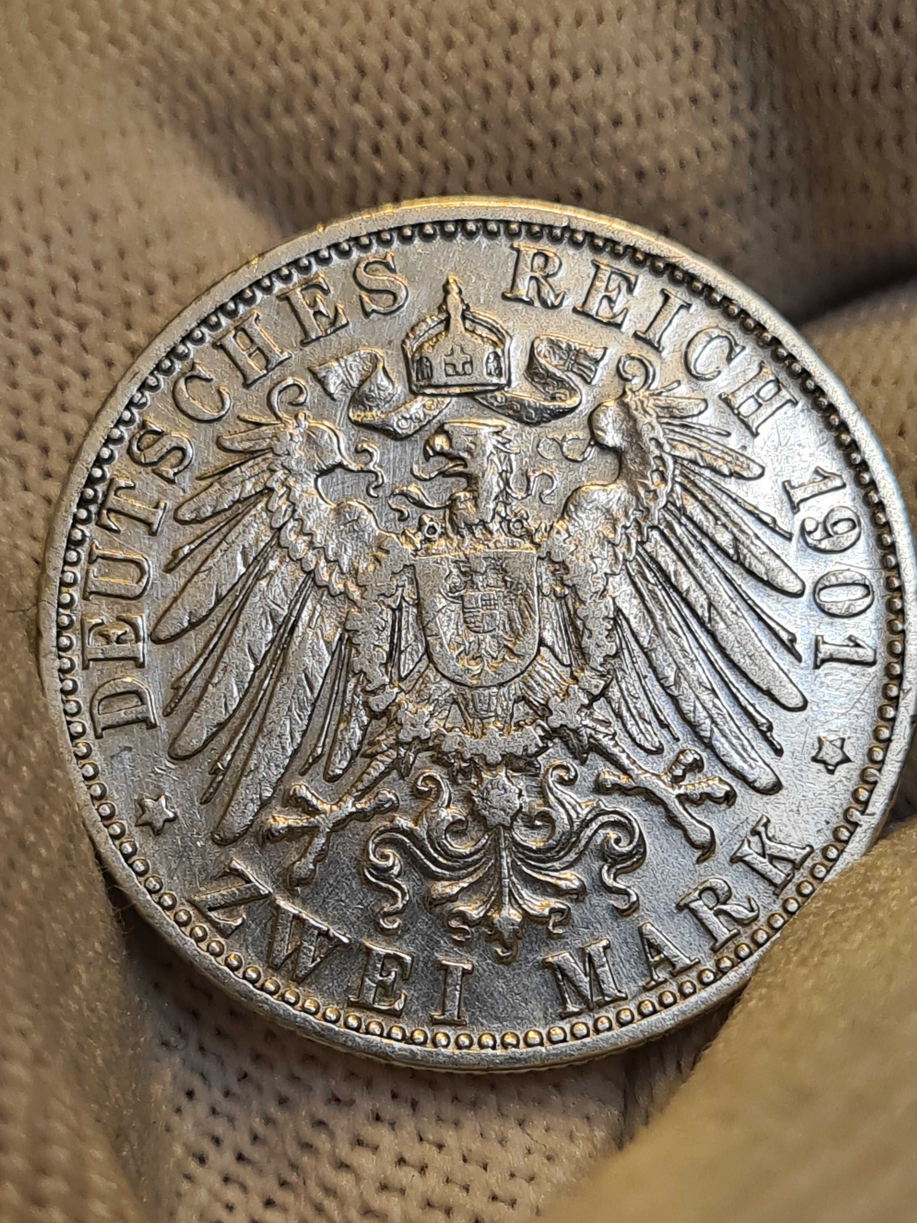 2 Marki 1901 Meiningen -super rzadka