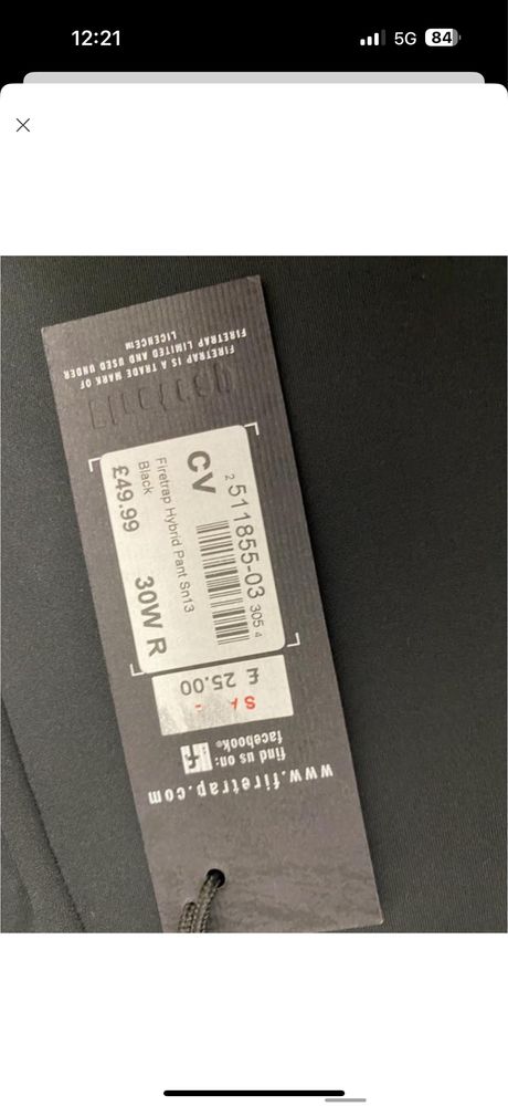 Укорочені ткмно сірі  брюки штани firetrap чоловічі