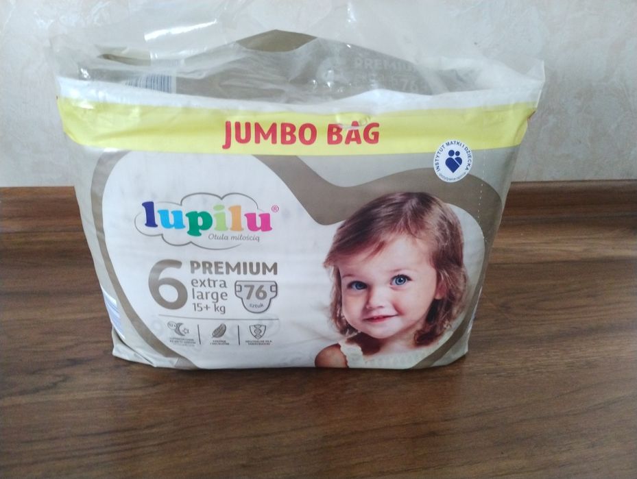 Pampersy lupilu 6 premium extra large paczka 76sztuk