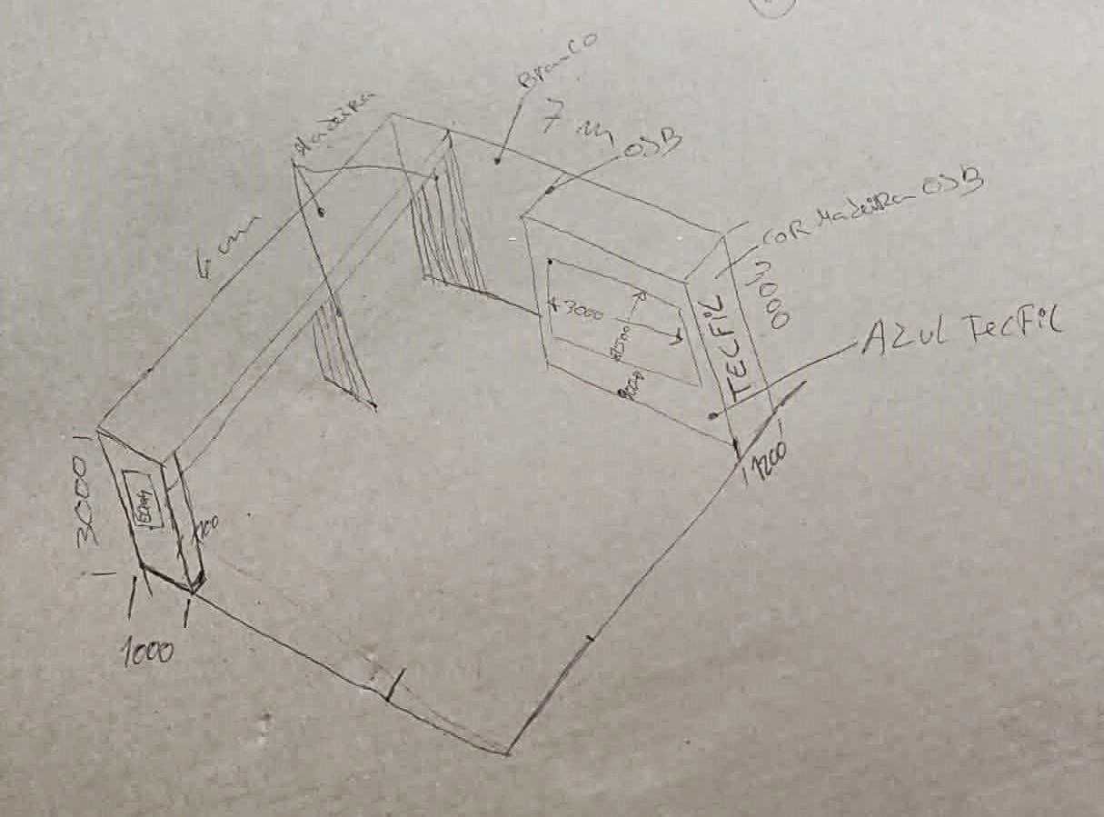 Modelação 3D e renderização remodelação e construção.