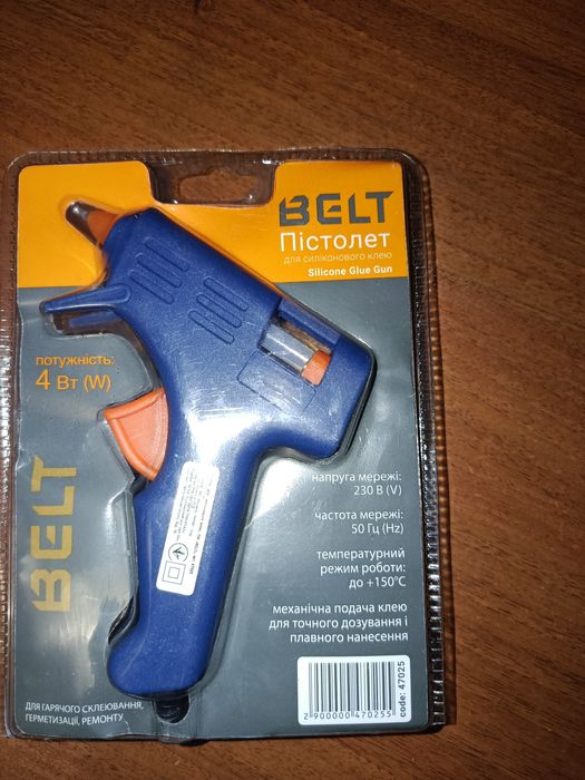 Клейовий пістолет ТМ"ВЕLT"