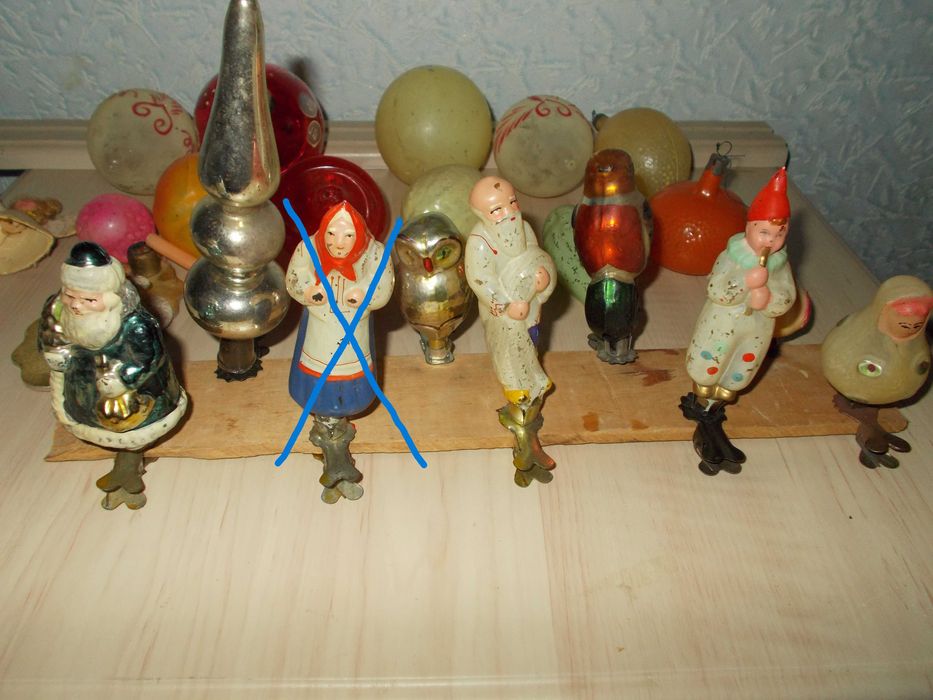 Старые елочные игрушки