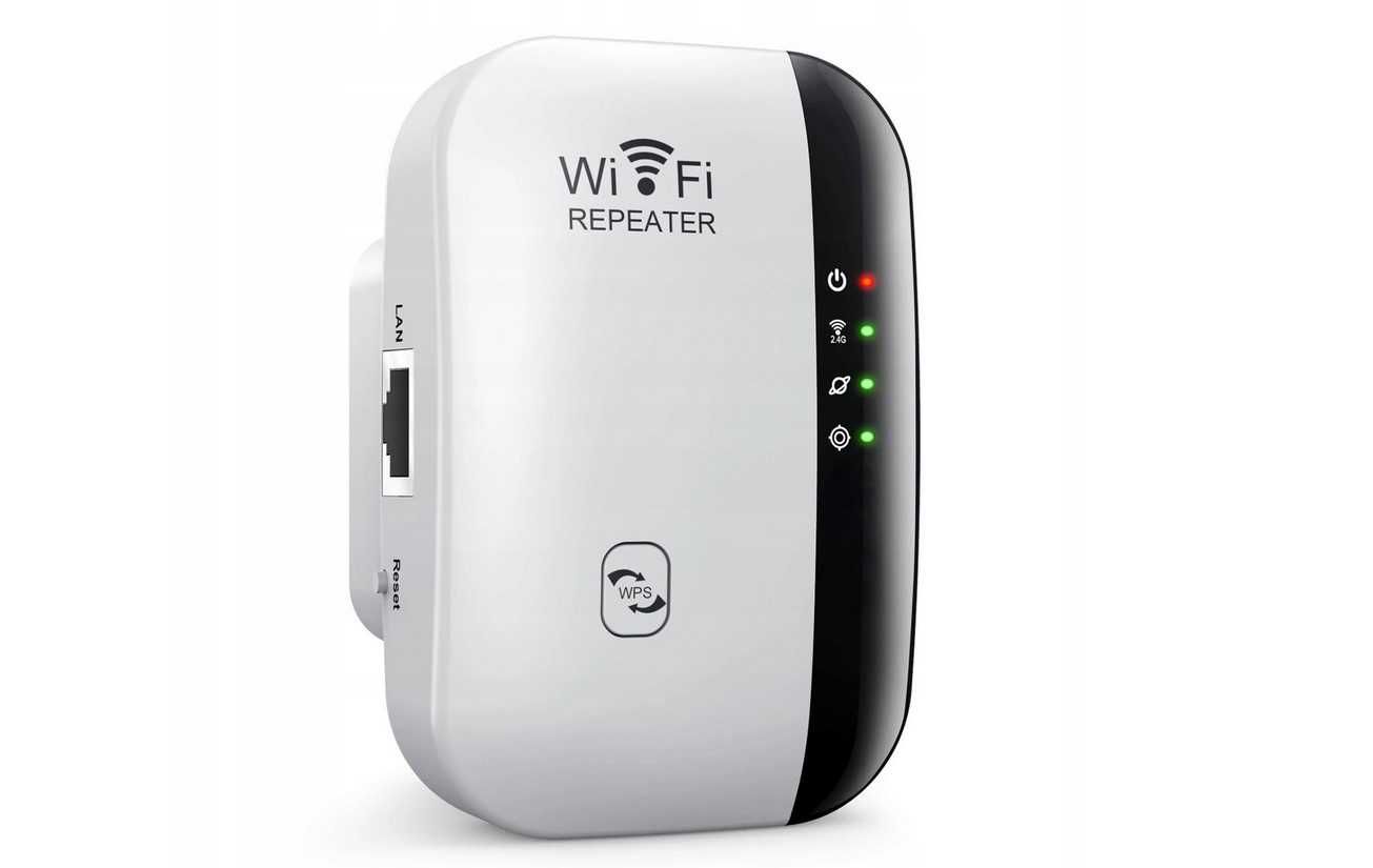 Wzmacniacz Sygnału Repeater Wi-Fi Mocny Biuro/Dom Repeater 300Mb/s