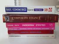 3 livros de Gestão, Finanças, Econometria