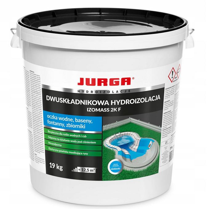 FOLIA W PŁYNIE NIEBIESKA NA BASENY, oczka wodne, fontanny Izomass 2KF