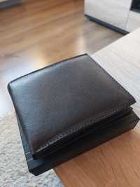 Skórzany portfel brązowy