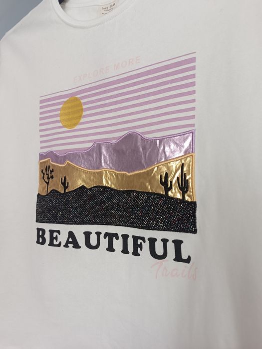 Bluzka Zara z długim rękawem