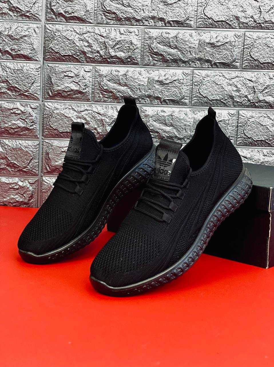 Кросівки Adidas чоловічі Чорні повсякденні New collection! Адидас Топ!
