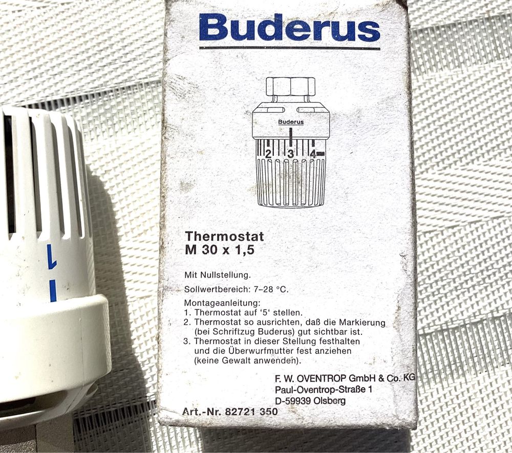 Termostat mocowany nakrętką Buderus