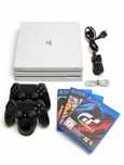 Soni PlayStation 4 Pro White,2x Pad 1Tb+ігри