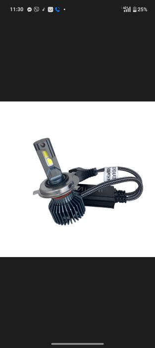 Пара LED ламп Michi MI LED Can H7, H4  5500K 75W