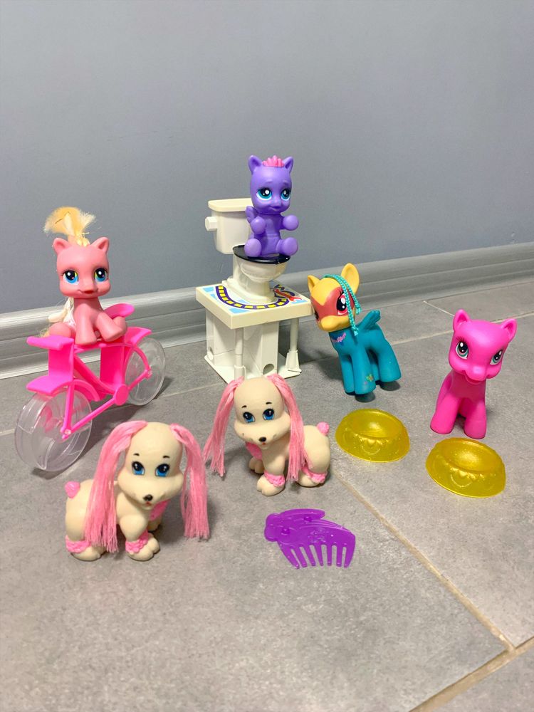 Детский, игровой набор: поники (собачки) My Little Pony с аксессуарами