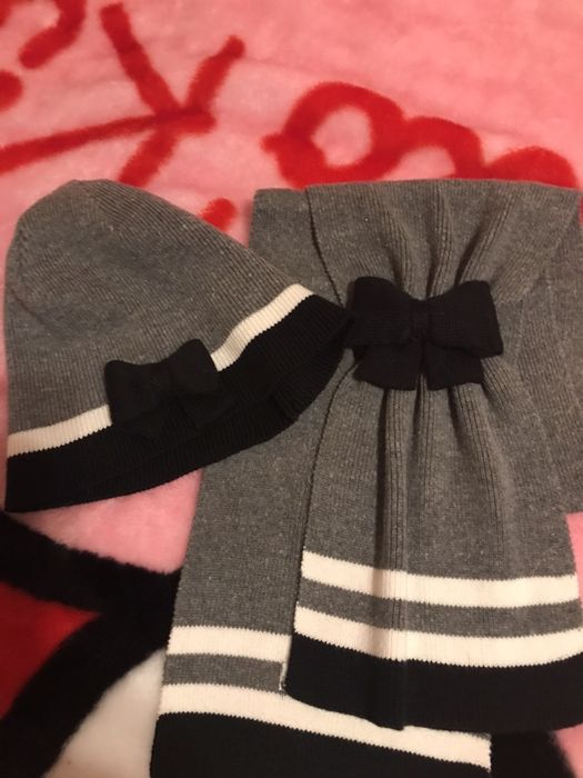 Gorro, cachecol e vestido mayoral 4 e 6 anos