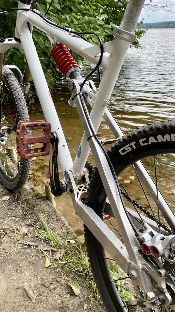 Rower Retro Full MTB Enduro - hydraulika air forks - handmade frame