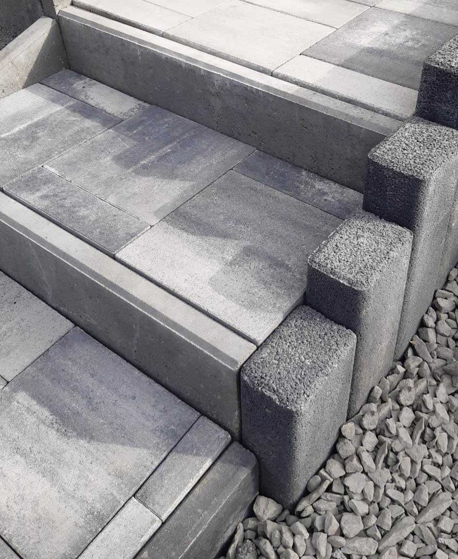 Obrzeże chodnikowe 75x20x5 szare