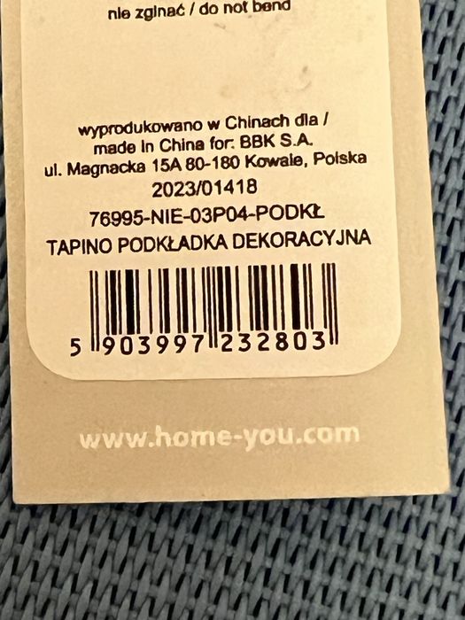 Home&you podkładki dekoracyjne Tapino - 6 sztuk (komplet)