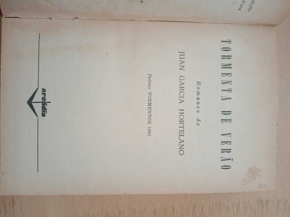 Tormenta de Verão, Juan Garcia Hortelano (Prémio Fomentor 1961)