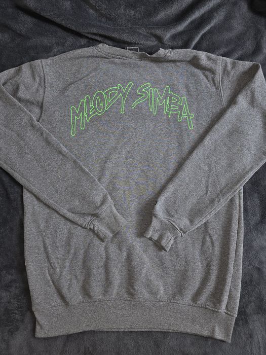 Szpaku Młody Simba loongsleeve crewneck bluza  atypowy bor  2018