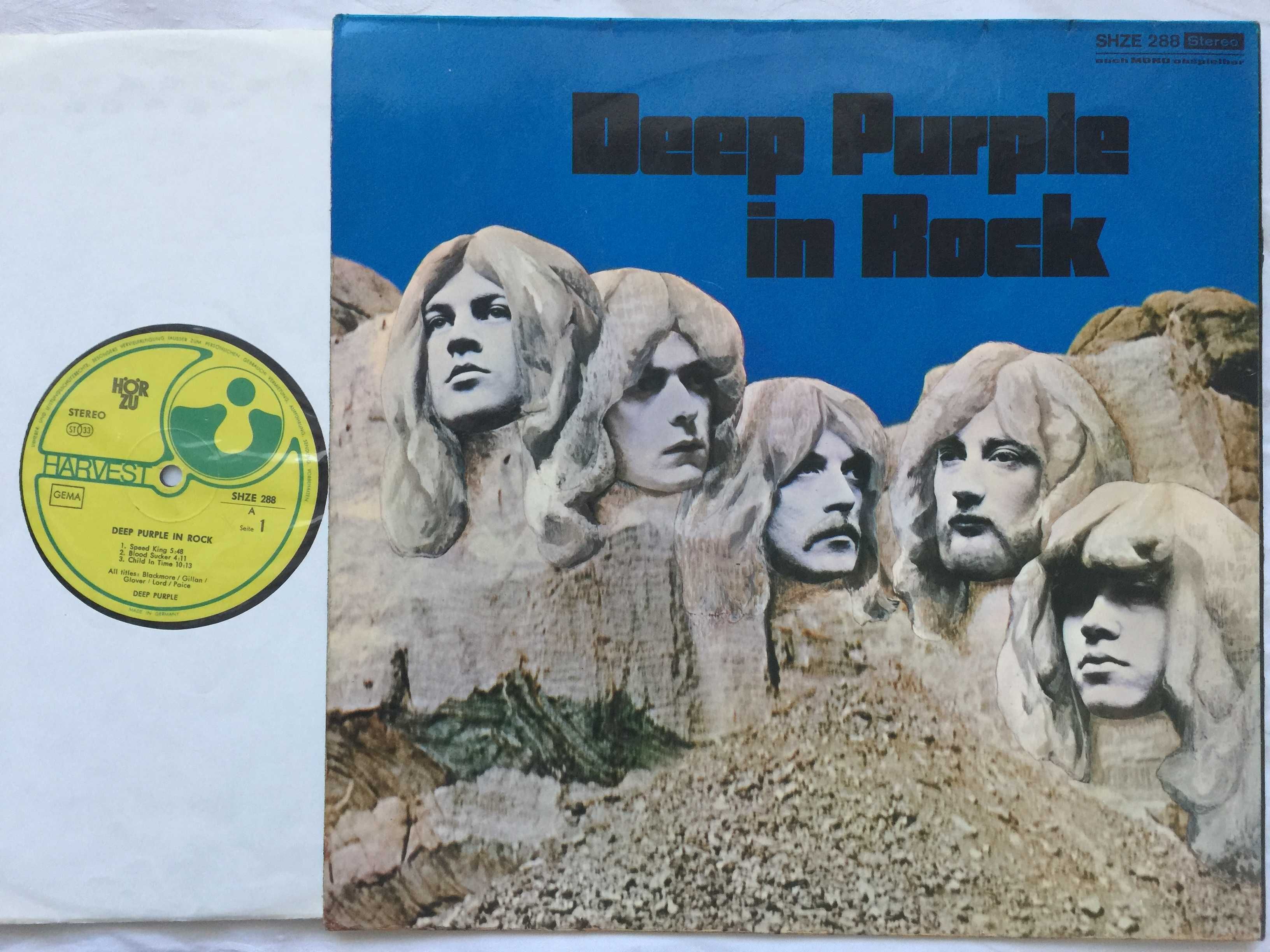 Deep PURPLE In Rock SHZE 288 Germany 1970 Winyl 1-Press
