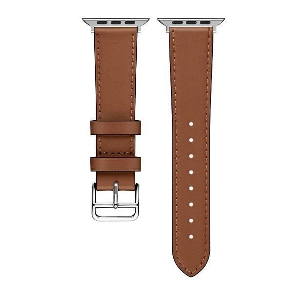 Beline Pasek Watch 22Mm Hermes Leather Brązowy /Brown Box