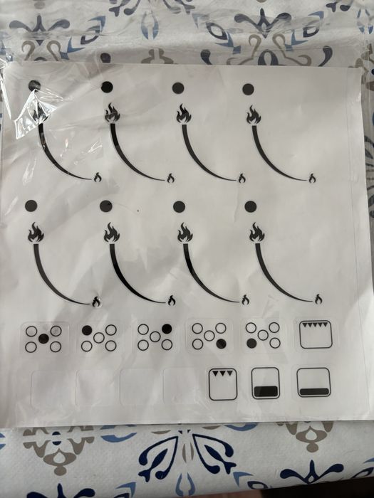 Autocolantes fogao e forno