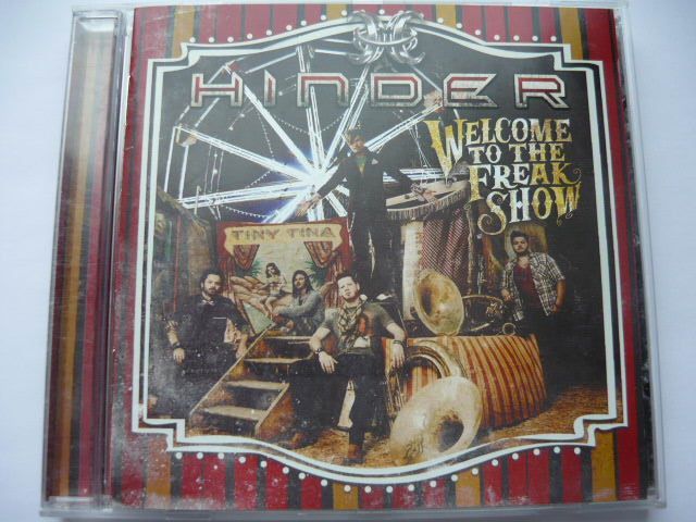 Фирменный CD HINDER ‎"Welcome To The Freakshow" 2012