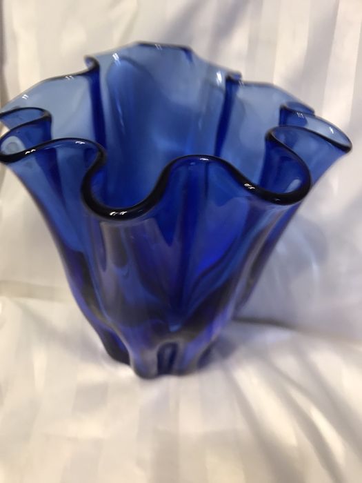 Винтажная ваза ручной работы