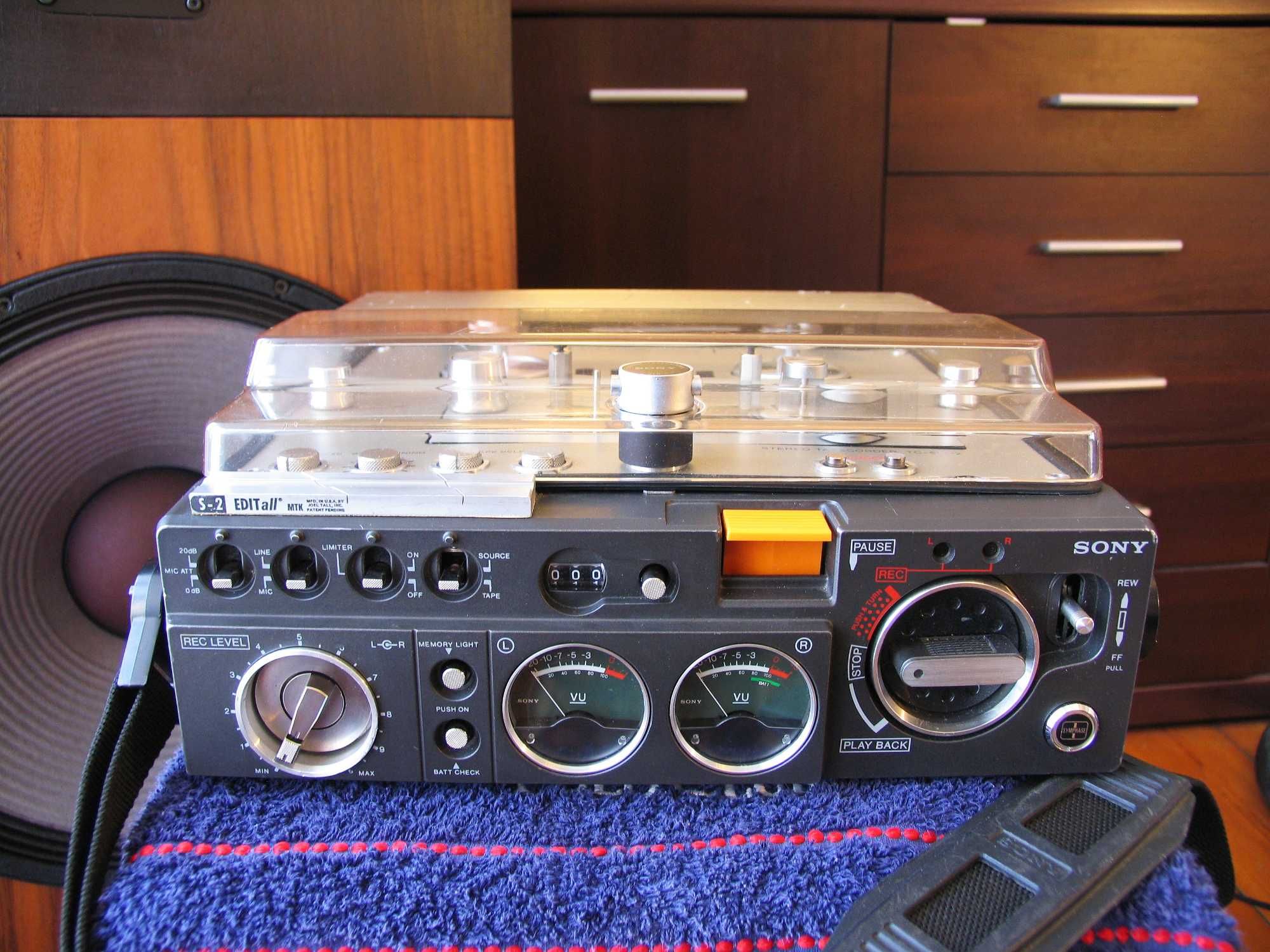 SONY TC-510-2 / Stereo Reporterski Szpulowy - NAGRA '' Vintage ''