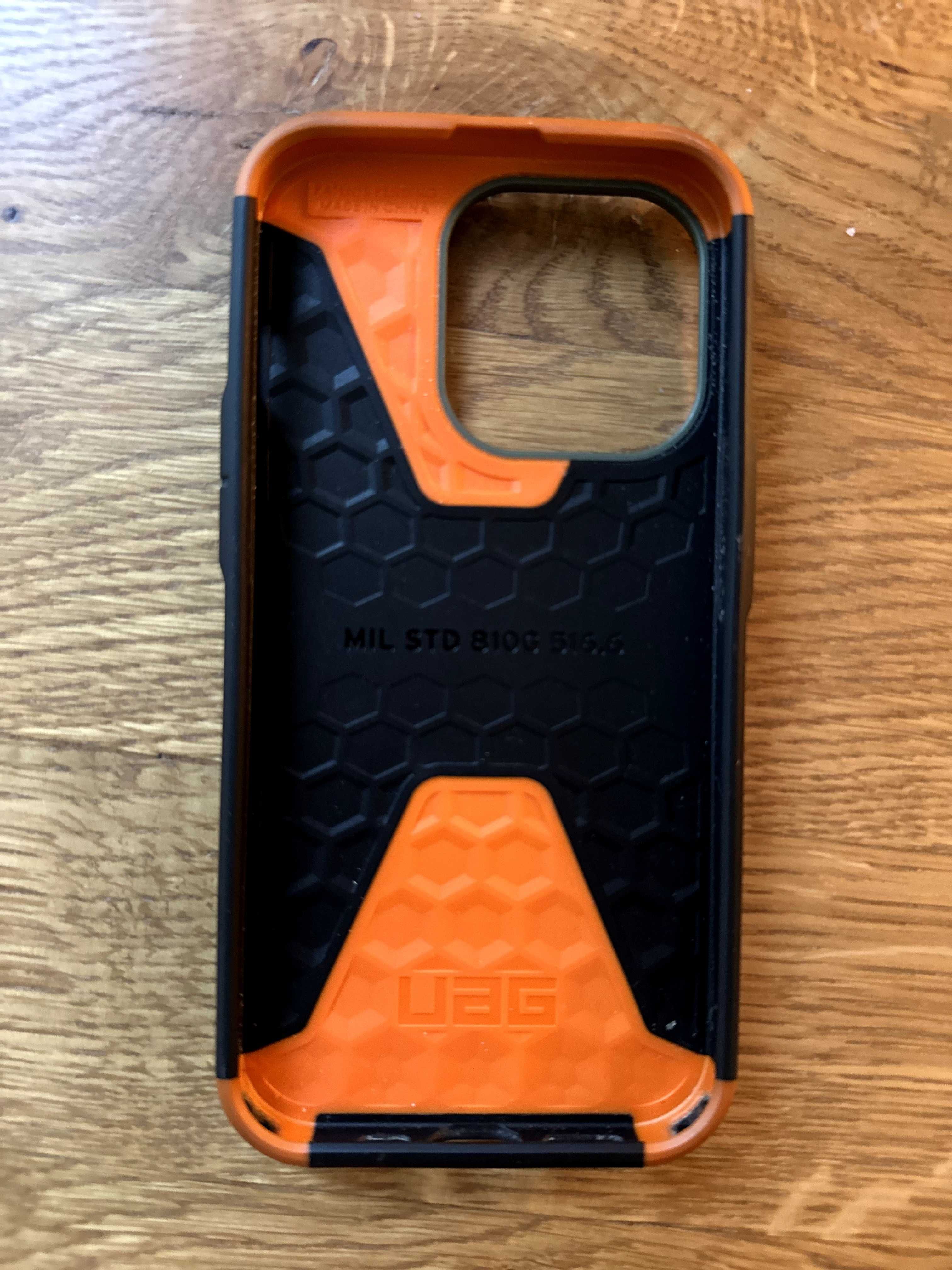 Etui pancerne plecki ochronne UAG Civilian do iPhone 14 Pro oliwkowe