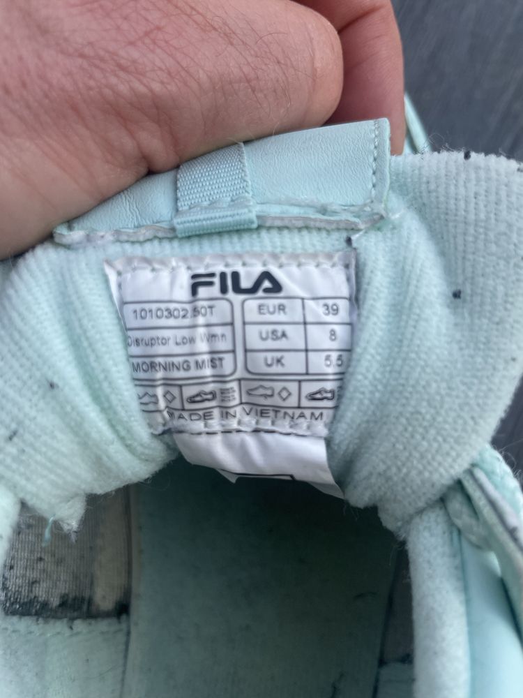 Buty FILA damskie miętowe r. 39
