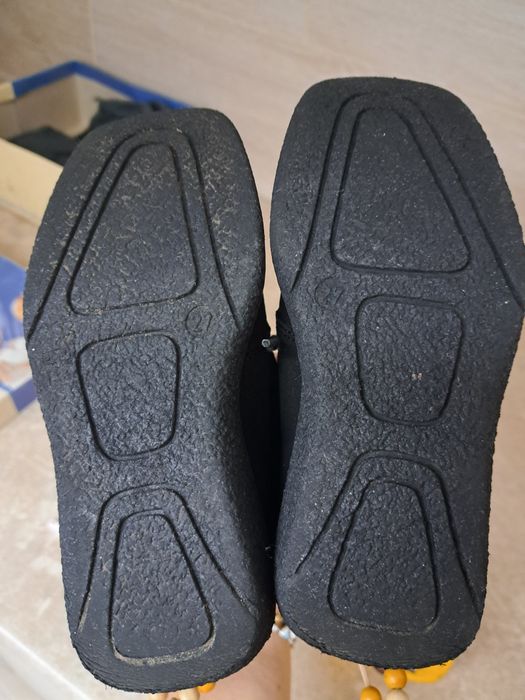 Czarne kozaki dziewczęce, zamszowe rozm 27 Bartek