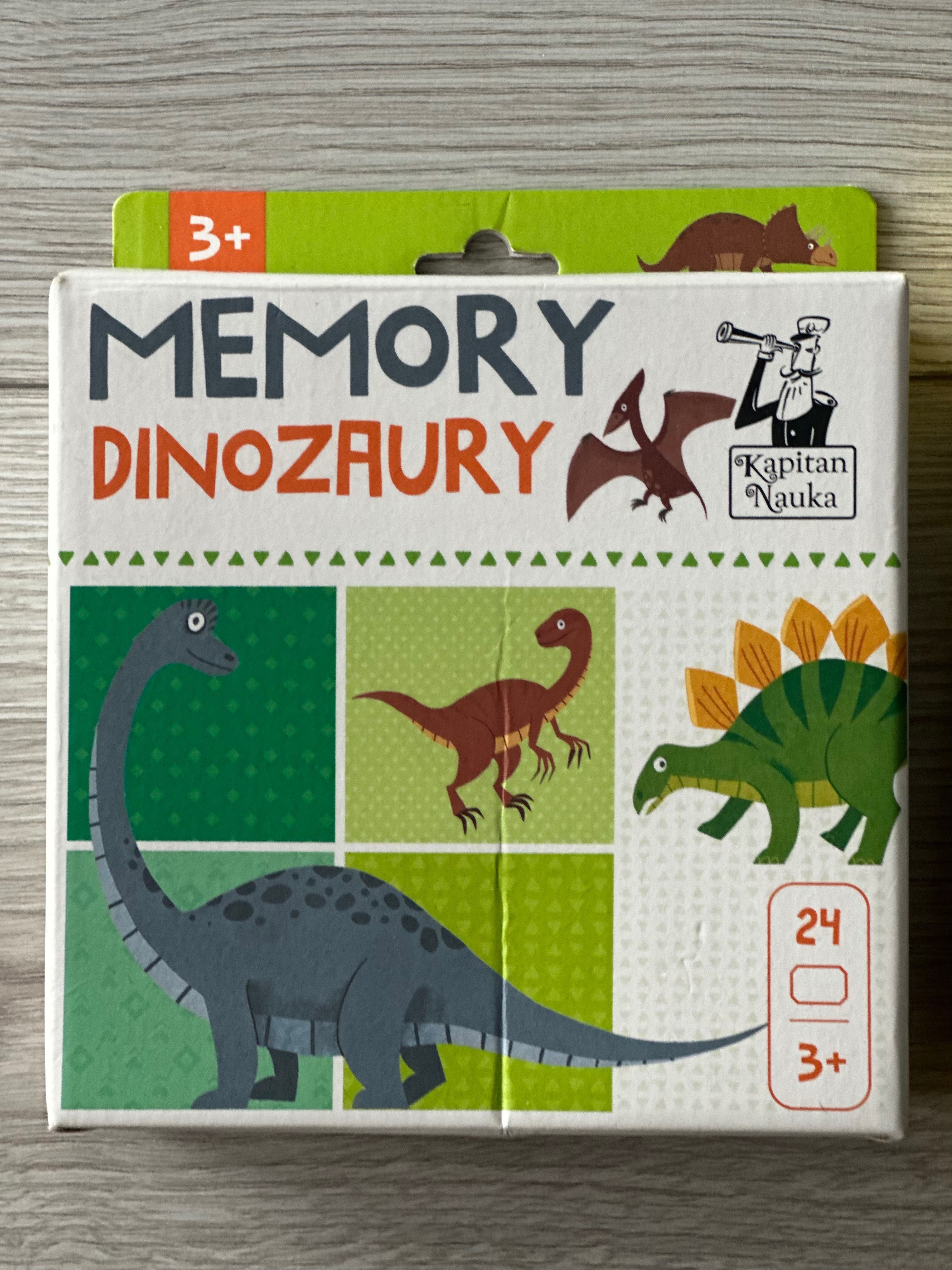 Gra memory dinozaury i klocki puzzle Kubuś puchatek