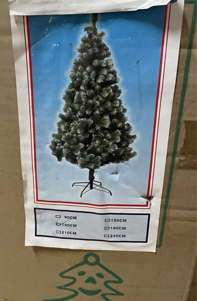 Árvore de Natal, bolas, Estrela e luzes