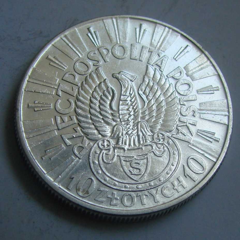 10 zł. 1934 r. Piłsudski strzelecki. SUPER STAN!!